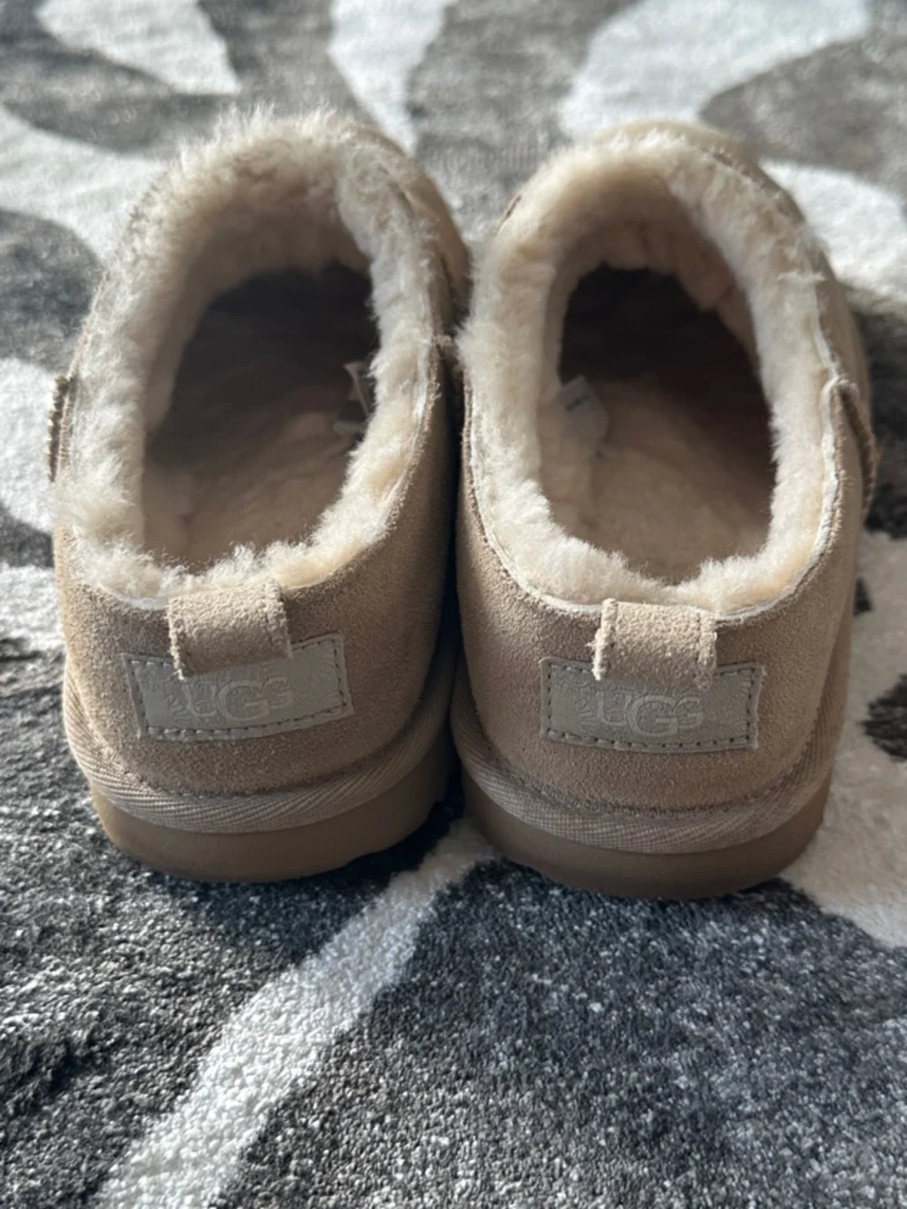 UGG Classic Micro, bootie or slipper, women’s 8, kids size 6, color moonlight